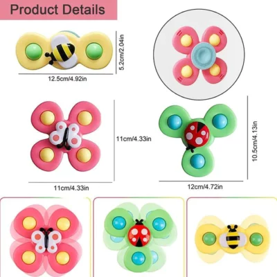 Suction Cup Spinner Toys