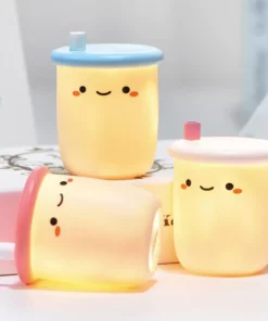 Boba Light Bulb Cup for Kids Room & Home Decoration