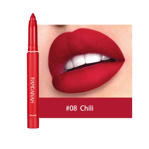 Rotating Sharpenable Matte Pencil Lipstick