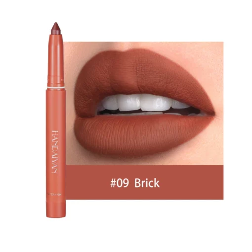 Rotating Sharpenable Matte Pencil Lipstick