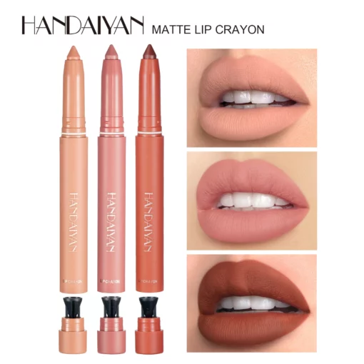 Rotating Sharpenable Matte Pencil Lipstick