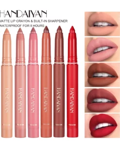 Rotating Sharpenable Matte Pencil Lipstick