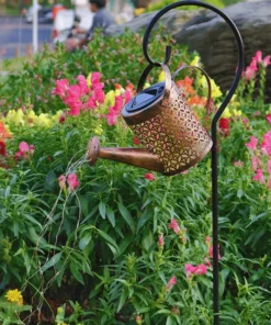 Solar Powered Fairy Light Watering Can