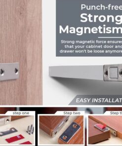 Ultra-Thin Invisible Cabinet Door Magnets