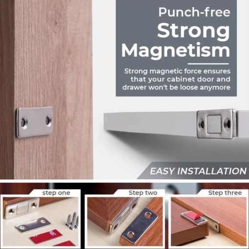 Ultra-Thin Invisible Cabinet Door Magnets