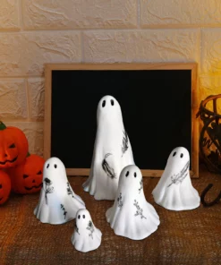 Halloween White Ghost Ornament