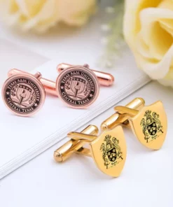 Personalized Crest Cufflinks Photo Cufflinks