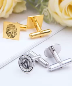 Personalized Crest Cufflinks Photo Cufflinks