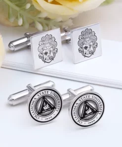 Personalized Crest Cufflinks Photo Cufflinks