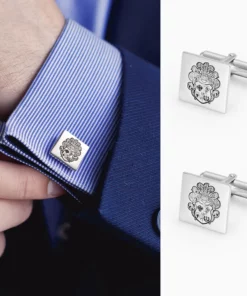 Personalized Crest Cufflinks Photo Cufflinks