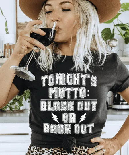 Black Out Or Back Out Tee