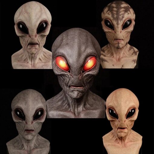 Horror Big Eye Alien Latex Mask