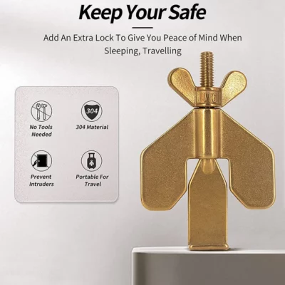 Portable Travel Safety Door Stopper