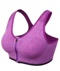 Front Zip Sports Bra