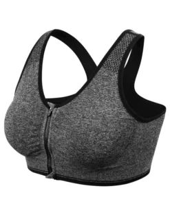 Front Zip Sports Bra