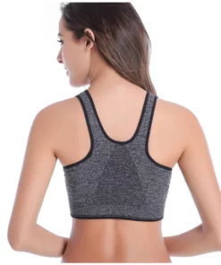 Front Zip Sports Bra