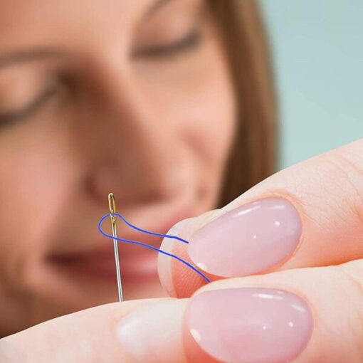 Self Threading Sewing Needles