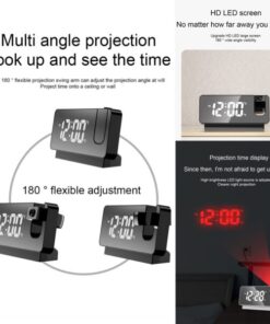 Mirror Projection Alarm Clock