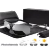 2022 Men's Photochromic Sunglasses with Anti-glare Polarized Lens