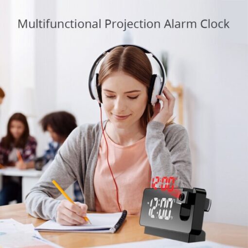 Mirror Projection Alarm Clock