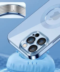 Transparent Electroplated iPhone Case With Camera Protector