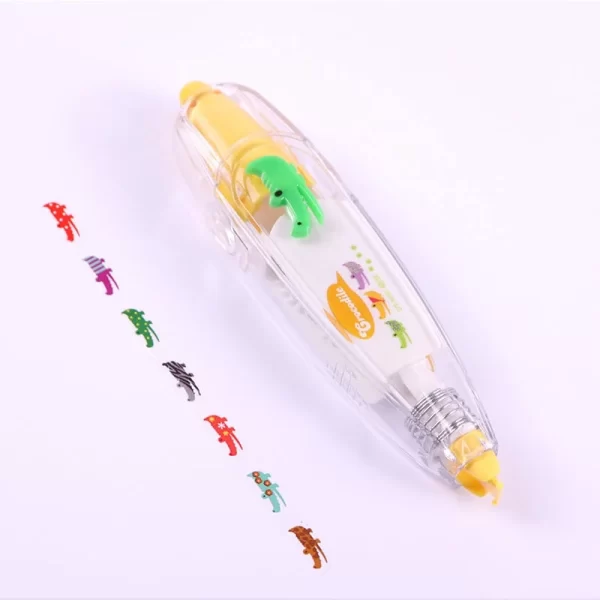 DIY Lace Decoration Tape Pen Cartoon Pattern Lace Calligraphy Pens