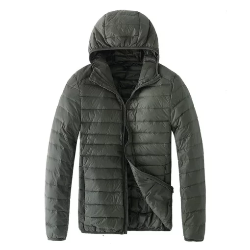 Unisex Packable Water-Resistant Puffer Jacket