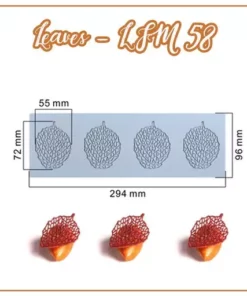 Fall-Themed Hollow Cake Decor Mold