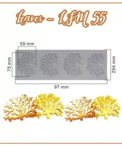 Fall-Themed Hollow Cake Decor Mold