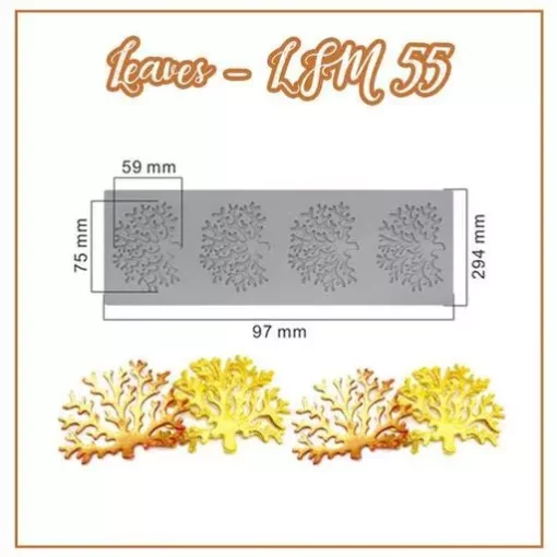 Fall-Themed Hollow Cake Decor Mold