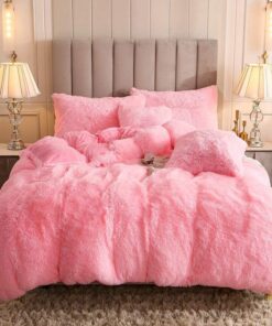 Fluffy Ultra Soft Velvet Duvet Cover Set