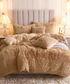 Fluffy Ultra Soft Velvet Duvet Cover Set