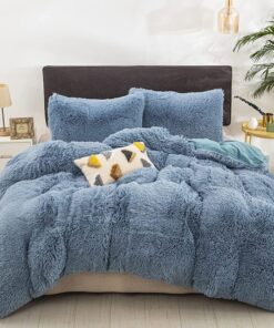 Fluffy Ultra Soft Velvet Duvet Cover Set