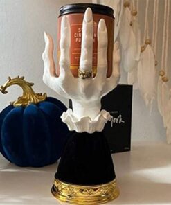 Halloween Resin Witch Hand Candle Holder