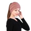 Knitted Woolen Ponytail Hat