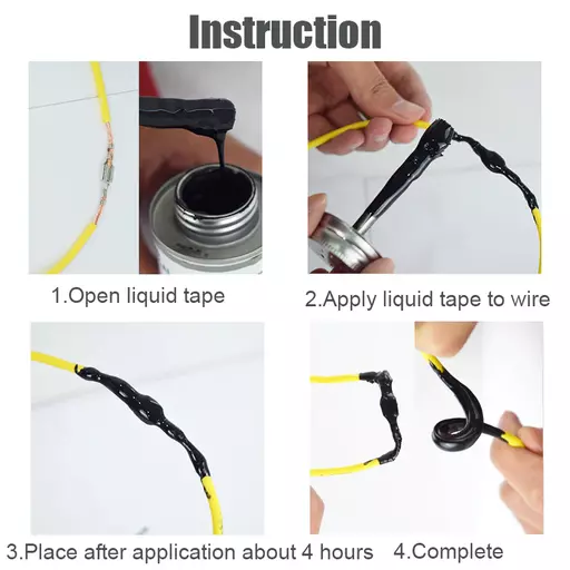 Insulation Electrical Liquid Tape Paste Fast Dry Lamp Board Electronic  Sealant