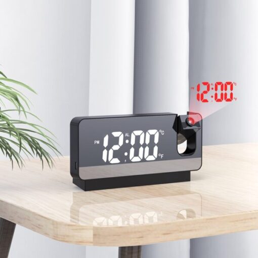 Mirror Projection Alarm Clock