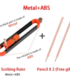 Profile Scribing Ruler Contour Gauge with Lock