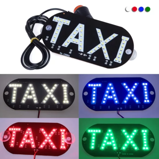 Taxi Light With Switch Cigarette Lighter