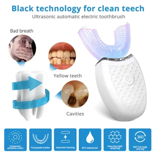 U Shaped Ultrasonic Electric Toothbrush