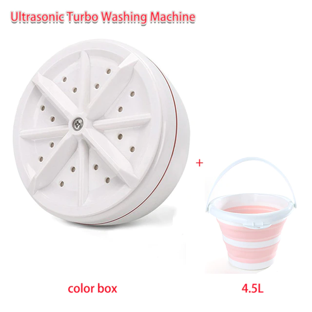 Portable Ultrasonic Washing Machine Mini Washing Machine, Washing Machine,  Ultrasonic Turbo Washing