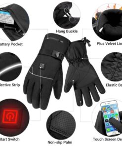 Waterproof Heated Motorcycle Gloves