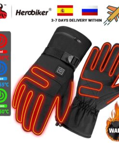 Waterproof Heated Motorcycle Gloves