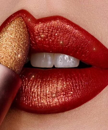 Waterproof Nude Glitter Lipstick