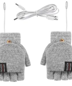 USB Powered Fingerless Heated Gloves