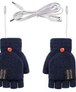 USB Powered Fingerless Heated Gloves