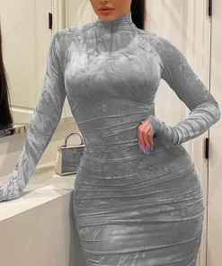 Long Sleeve Bandage Dress