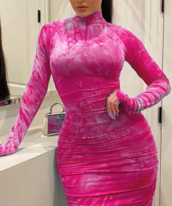 Long Sleeve Bandage Dress