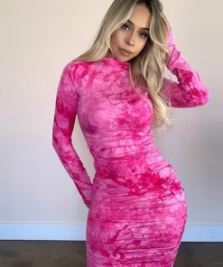 Long Sleeve Bandage Dress