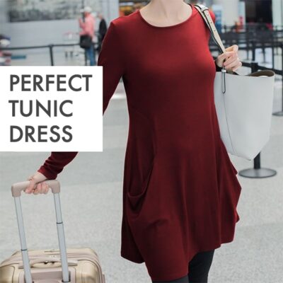 Long Sleeve Sweatshirt Travel Dress